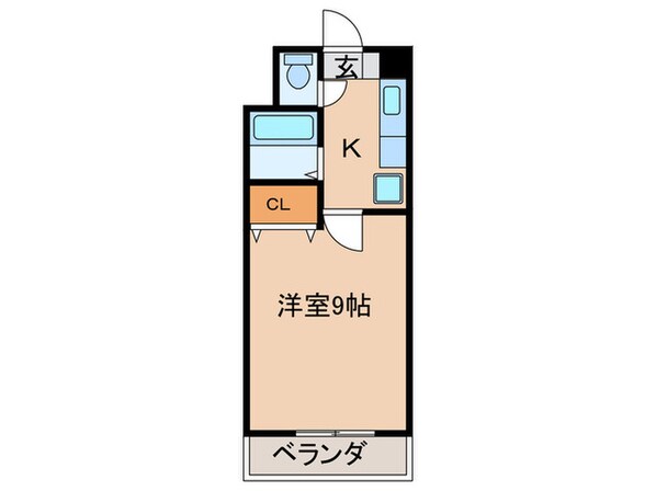 ＫＭマンション八幡駅前Ⅲの物件間取画像